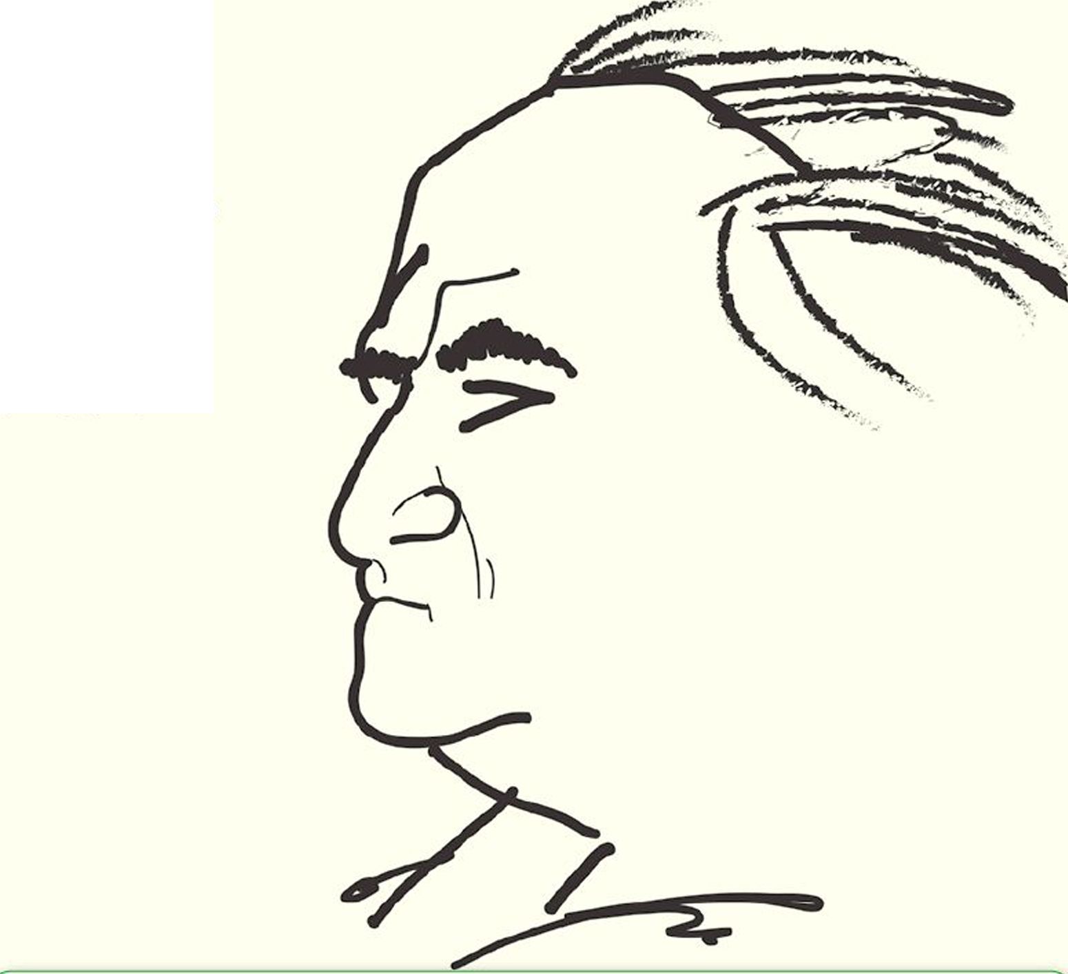 איור של דוד בן גוריון